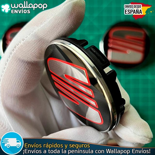 X4 Tapacubos Sea 55mm Emblemas Tapas Bujes Llantas