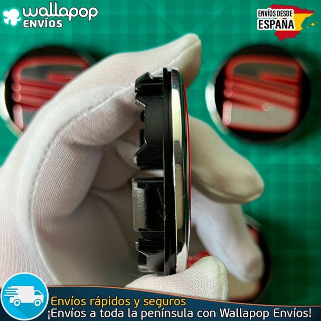 X4 Tapacubos Sea 55mm Emblemas Tapas Bujes Llantas