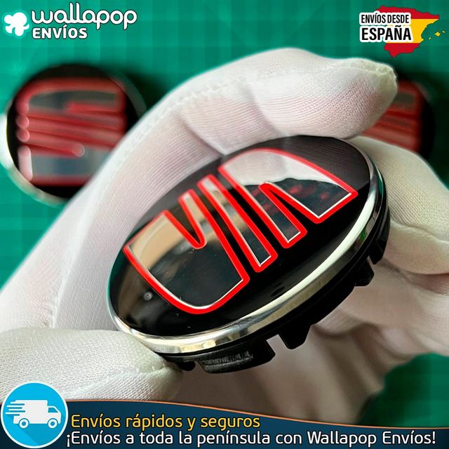 X4 Tapacubos Sea 55mm Emblemas Tapas Bujes Llantas