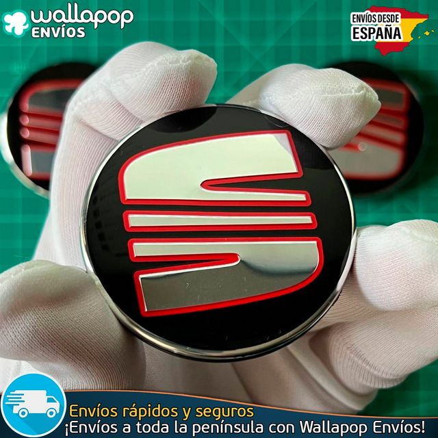 X4 Tapacubos Sea 55mm Emblemas Tapas Bujes Llantas