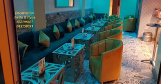 Sillones mesas