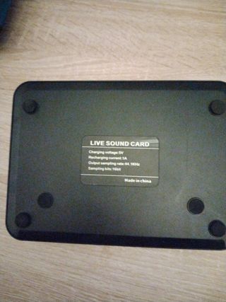 Tarjeta de sonido