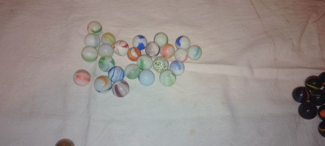 Biglie vetro anni 70
