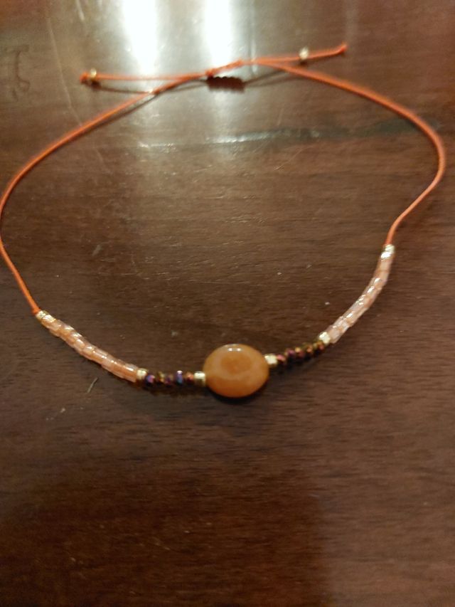 Braccialetto regolabile pietra vera