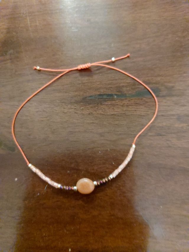 Braccialetto regolabile pietra vera