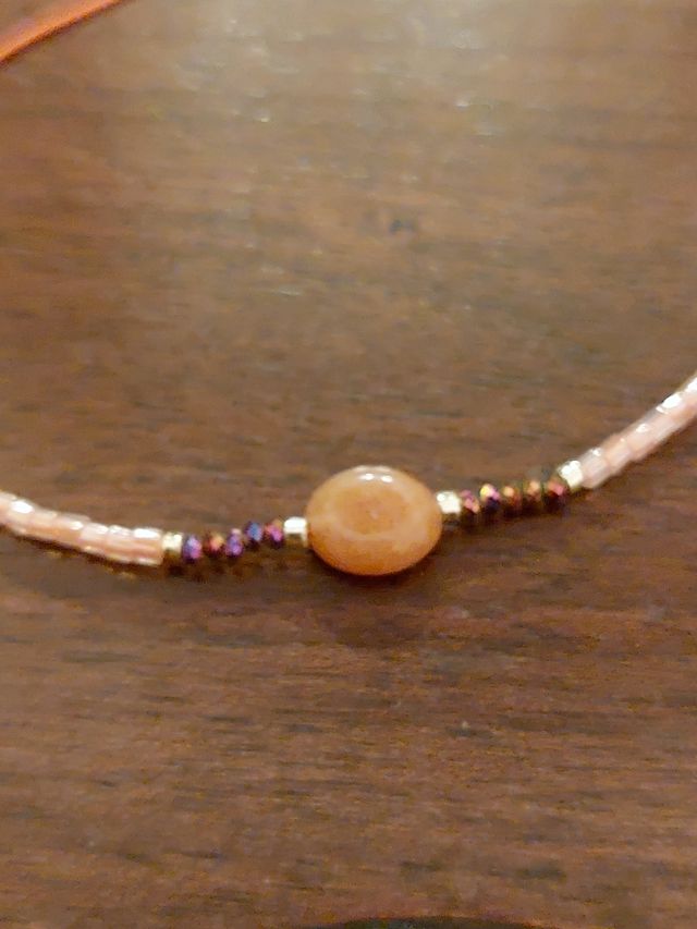 Braccialetto regolabile pietra vera