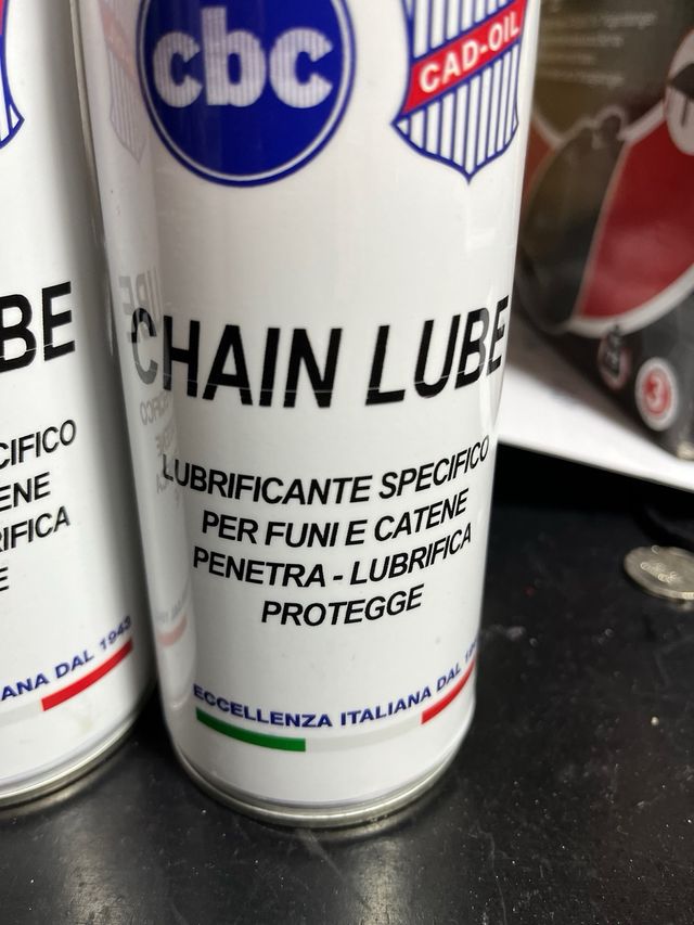 Grasso per catene e funi