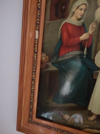 Cuadro madera antiguo