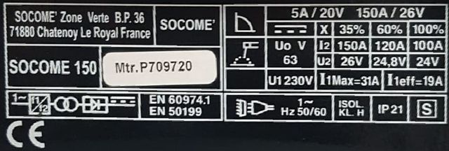 Máquina de soldadura de electrodos