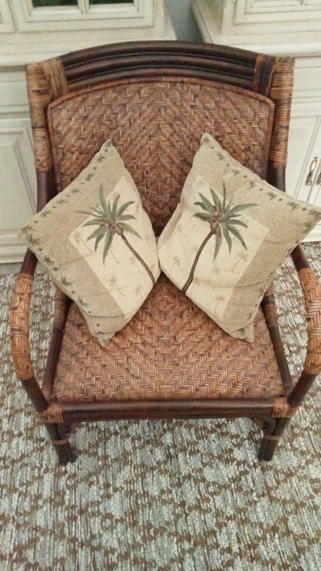 Sillón ratán vintage 