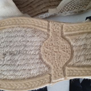 Alpargatas esparteñas unisex talla 34