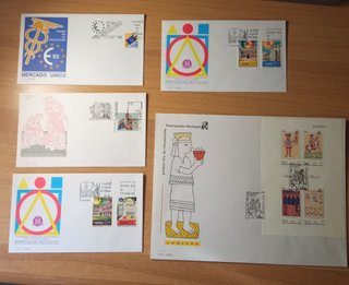 SOBRE PRIMER DIA ESPAÑA AÑO 1992