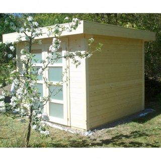 Caseta de jardín de madera Lara 250x250 cm 🏠🪵 