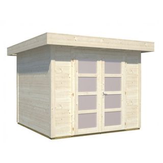 Caseta de jardín de madera Lara 250x250 cm 🏠🪵 