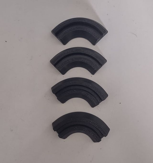 4 PIEDI NERI STAMPANTE 3D ENTINA TINA2 E TINA 2S