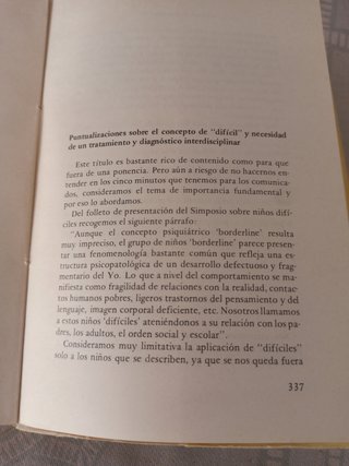 Diagnóstico y tratamiento. Niños difíciles.