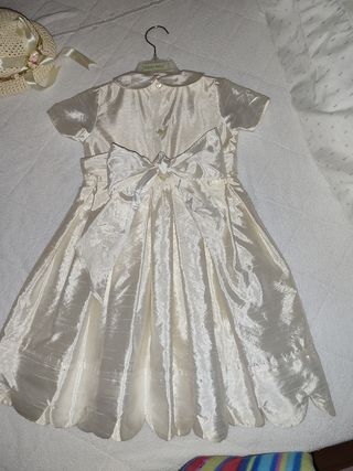 Vestido niña bodas con sombrero