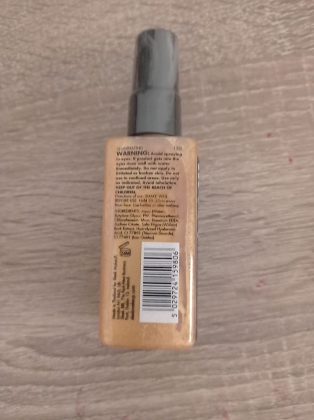 Fijador de maquillaje iluminador