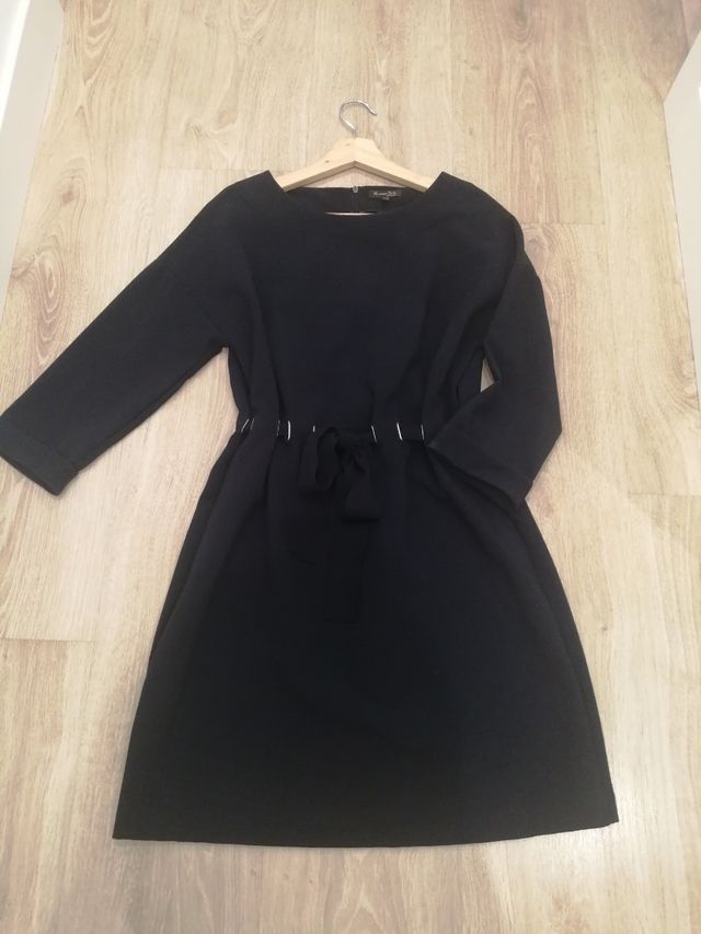 VESTIDO Massimo Dutti -Azul Marino-Talla-M