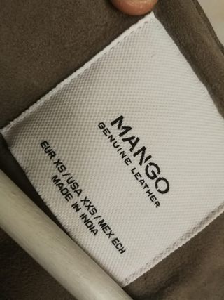 Chaqueta Torera Ante MANGO NUEVO XS