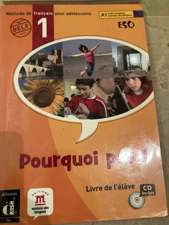 Libro de texto frances