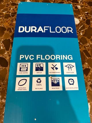 Suelo vinílico adhesivo DURADLOOR Roble Blanco