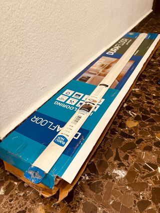 Suelo vinílico adhesivo DURADLOOR Roble Blanco
