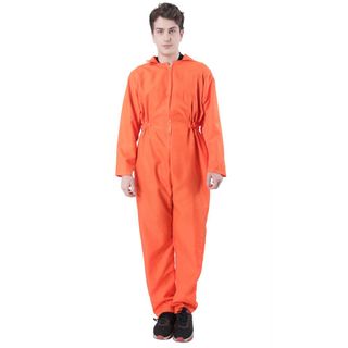 Disfraz Preso Naranja Prisionero Adulto M-L-XL