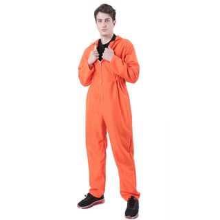 Disfraz Preso Naranja Prisionero Adulto M-L-XL