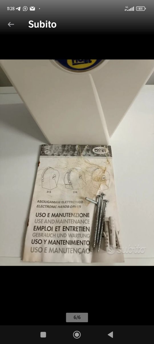 Asciugamani elettrico Moer