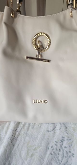 Shopping bag liu jo in similpelle effetto nappa