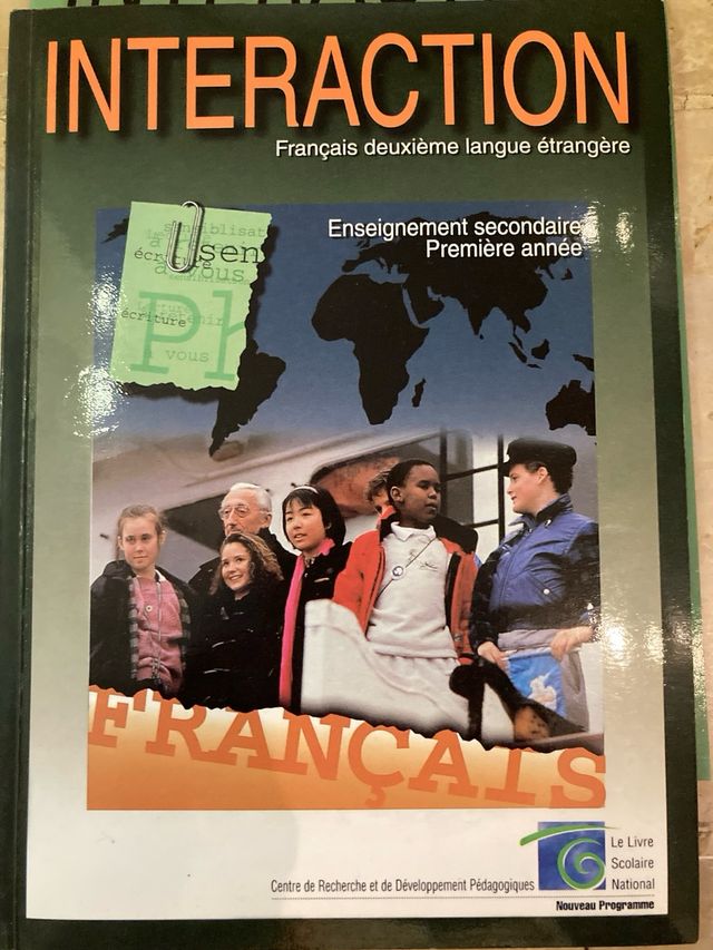 Libro texto idioma francés.