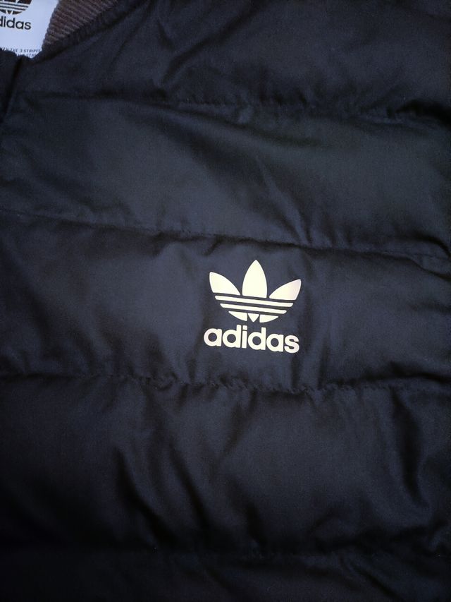 Plumífero unisex Adidas logo estampado original y2