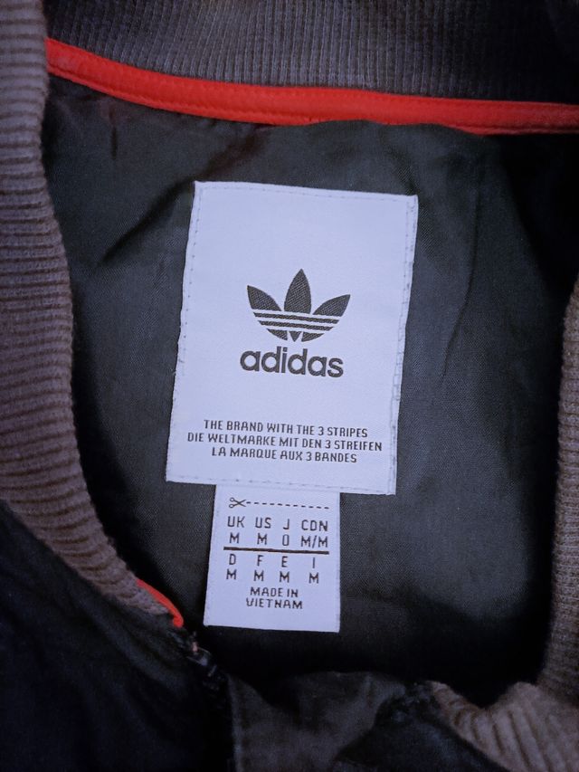 Plumífero unisex Adidas logo estampado original y2