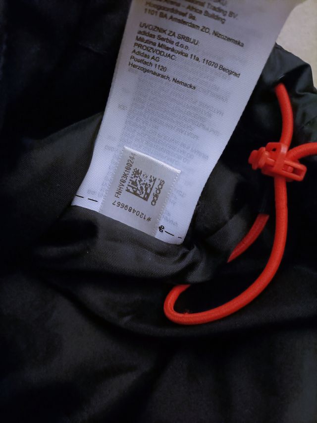 Plumífero unisex Adidas logo estampado original y2