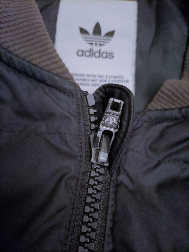 Plumífero unisex Adidas logo estampado original y2