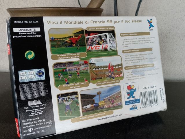 Gioco per Nintendo 64 World Cup 98