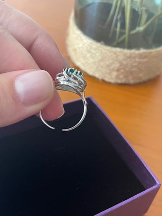 Anillo plata de ley