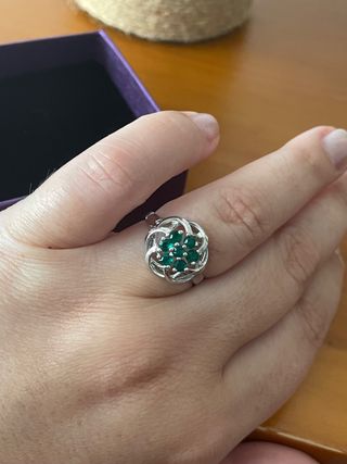 Anillo plata de ley