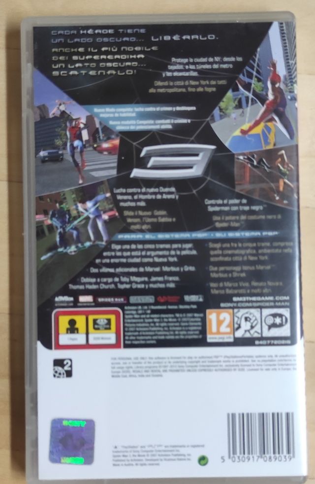 Spiderman 3 PSP