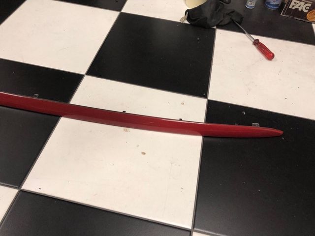 Moldura paragolpes trasero Fiat 500