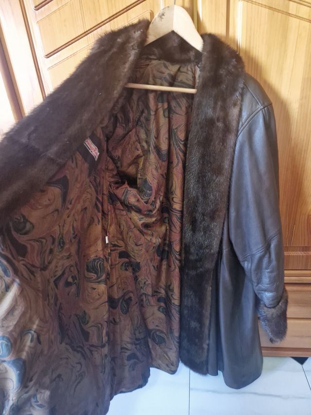 Abrigo piel