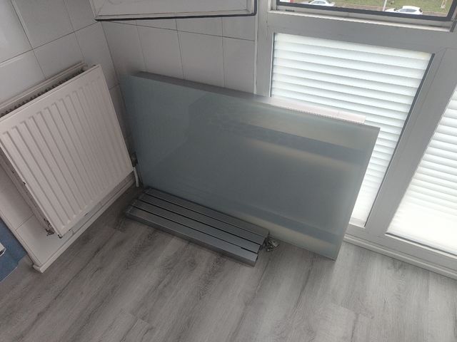 Mesa de cristal cocina