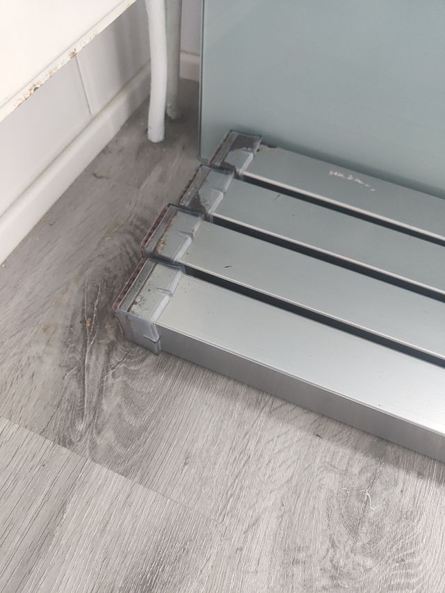 Mesa de cristal cocina