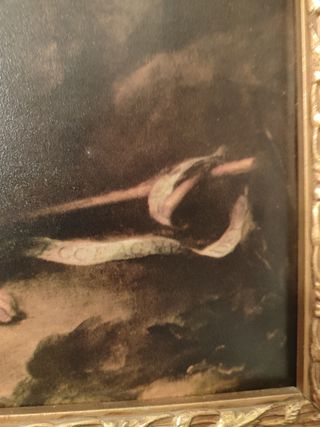 Cuadros marco madera niños 