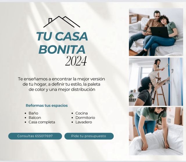 Reformas, servicios de pintura y montaje de mueble