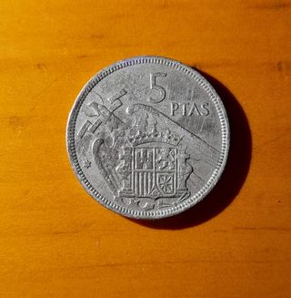 MONEDA DE 5 PESETAS  DE 1957