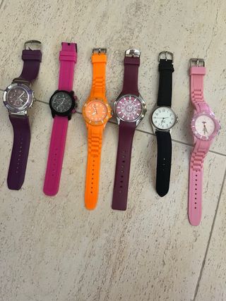Pack seis relojes mujer o individuales