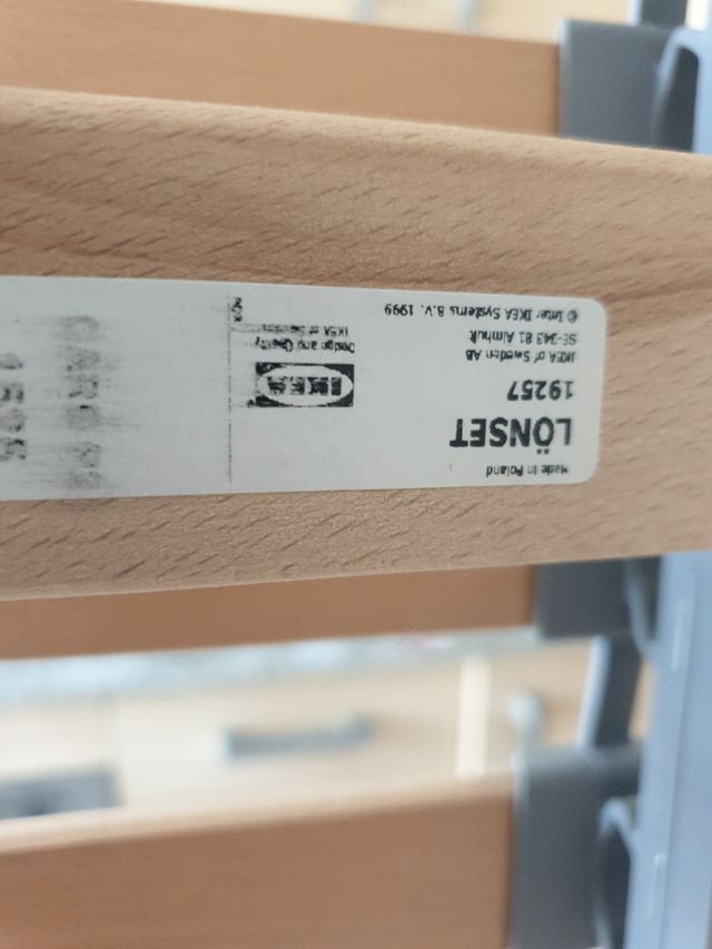 Somier Lonset ikea 90x200cm