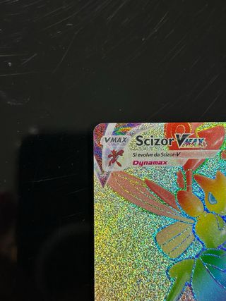 Carta Scizor vmax segreta full art hyper pokemon